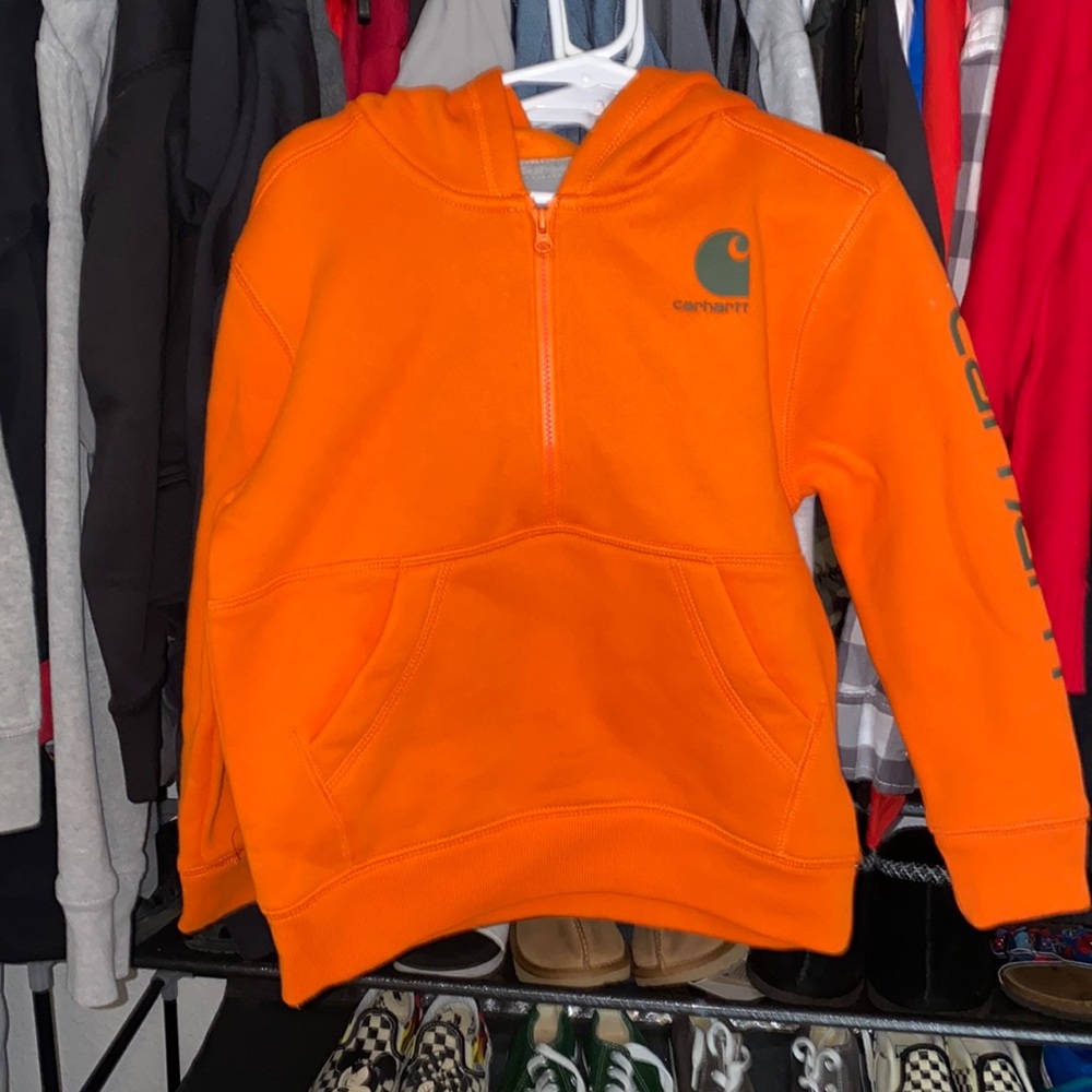 Boys carhartt hoodie size 6